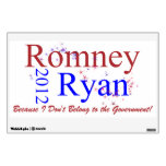 Romney/Ryan Star Wave Wall Stickers