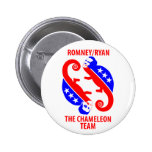 Romney Ryan, the Chameleon Team Buttons
