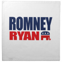 ROMNEY RYAN TICKET 2012.png Cloth Napkin