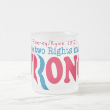 Romney Ryan Wrong Coffee Mugs