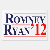 Romney Ryan Yard Sign