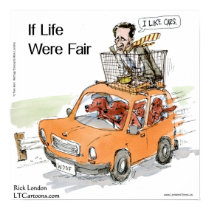 Romney 's Irish Setter Seamus Takes A Ride Poster