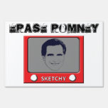 Romney Sketch Toy yard signs