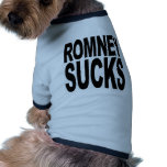Romney Sucks Pet Tee