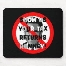 Romney tax returns mousepad