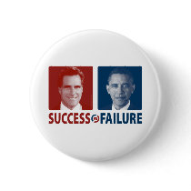 Romney Vs. Obama - Success Vs. Failure Buttons