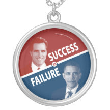Romney Vs. Obama - Success Vs. Failure Necklace