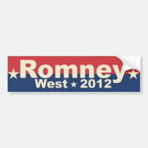 Romney West - Mitt Romney President 2012 Bumper Sticker