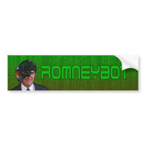 Romneybot Bumper Sticker bumper stickers by dkilmer Romneybot Bumper Sticker bumper stickers