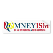 Romneyism / Socialism, Anti-Romney Bumper Sticker