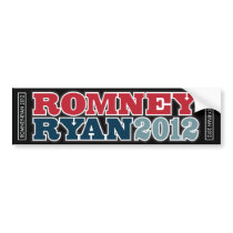 RomneyRyan2012 Bumper Sticker bumper stickers