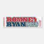 RomneyRyan2012 Bumper Sticker White