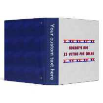 Romney's Dog 3 Ring Binder