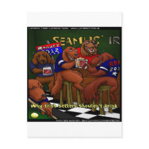 Romney's Irish Setters Funny Gifts Tees Cards Etc postcards