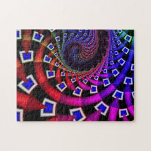 Rompecabezas del frenesí del fractal