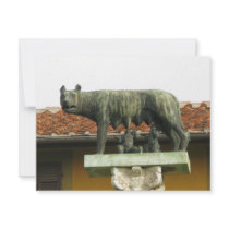 Romulus and Remus - Ancient Rome invitations by gothicarts Romulus and Remus - Ancient Rome invitations
