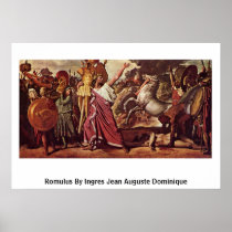 Romulus By Ingres Jean Auguste Dominique Poster