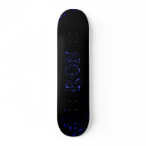 ron blue lightning custom skateboard deck