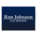 Ron Johnson U.S. Senate Card