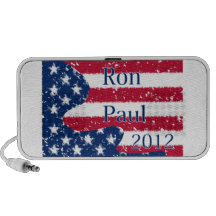 Ron Paul 2012 Altered US Flag Notebook Speakers