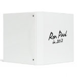 RON PAUL 2012 Autograph Binders