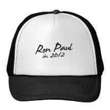RON PAUL 2012 Autograph Mesh Hat