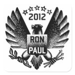 Ron Paul 2012 Black Eagle Stickers