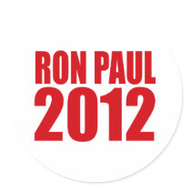 RON PAUL 2012 (Bold) Round Stickers