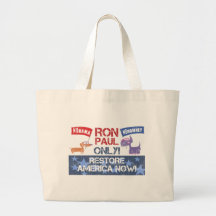 Ron Paul 2012 Bolsas Lienzo