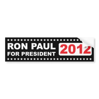 Ron Paul 2012 Bumper Sticker bumpersticker