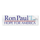 Ron Paul 2012 Bumper Sticker