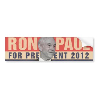 Ron Paul 2012 Bumper Sticker bumpersticker
