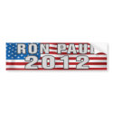 Ron Paul 2012 Bumper Sticker bumper stickers by politstickers Ron Paul 2012 Bumper Sticker bumper stickers