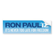 Ron Paul 2012 Bumper Sticker bumper stickers