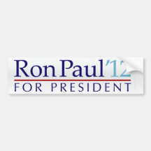 Ron Paul 2012 Bumper Sticker