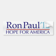 Ron Paul 2012 Bumper Sticker