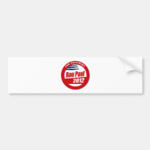 Ron Paul 2012 button Bumper Stickers