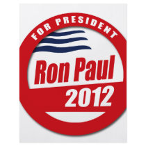 Ron Paul 2012 button Full Color Flyer