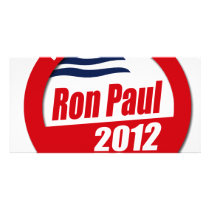 Ron Paul 2012 button photo cards