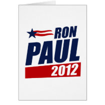 RON PAUL 2012 CARD