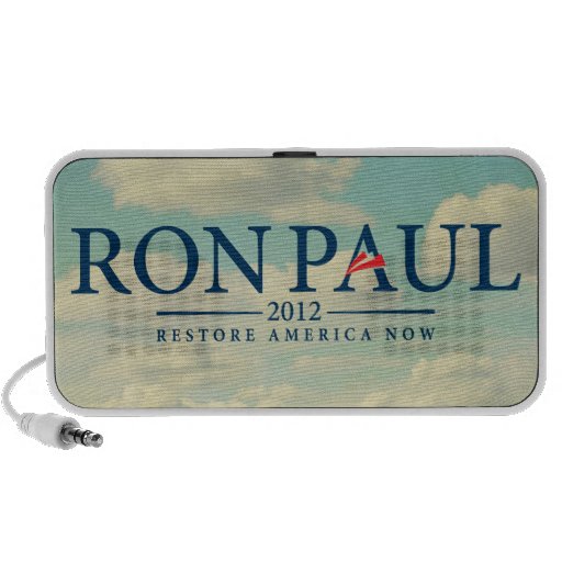 Ron Paul 2012 Doodle Laptop Speaker