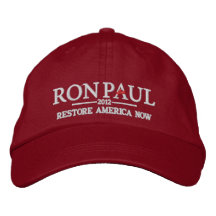 Ron Paul 2012 Embroidered Hat