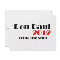 Ron Paul 2012 Personalized Announcement