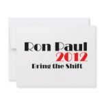 Ron Paul 2012 Personalized Announcement
