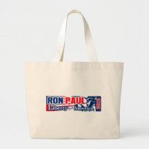 Ron Paul 2012 - Liberty for America Canvas Bags