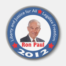 Ron Paul 2012: Liberty & Justice for All! Magnet