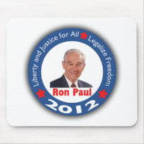 Ron Paul 2012: Liberty & Justice for All! Mouse Pads