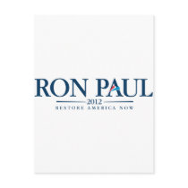 Ron Paul 2012 Post Card