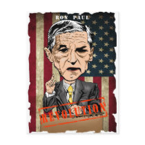 RON PAUL 2012 POSTCARD