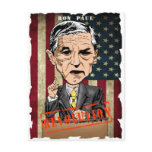 RON PAUL 2012 POSTCARD